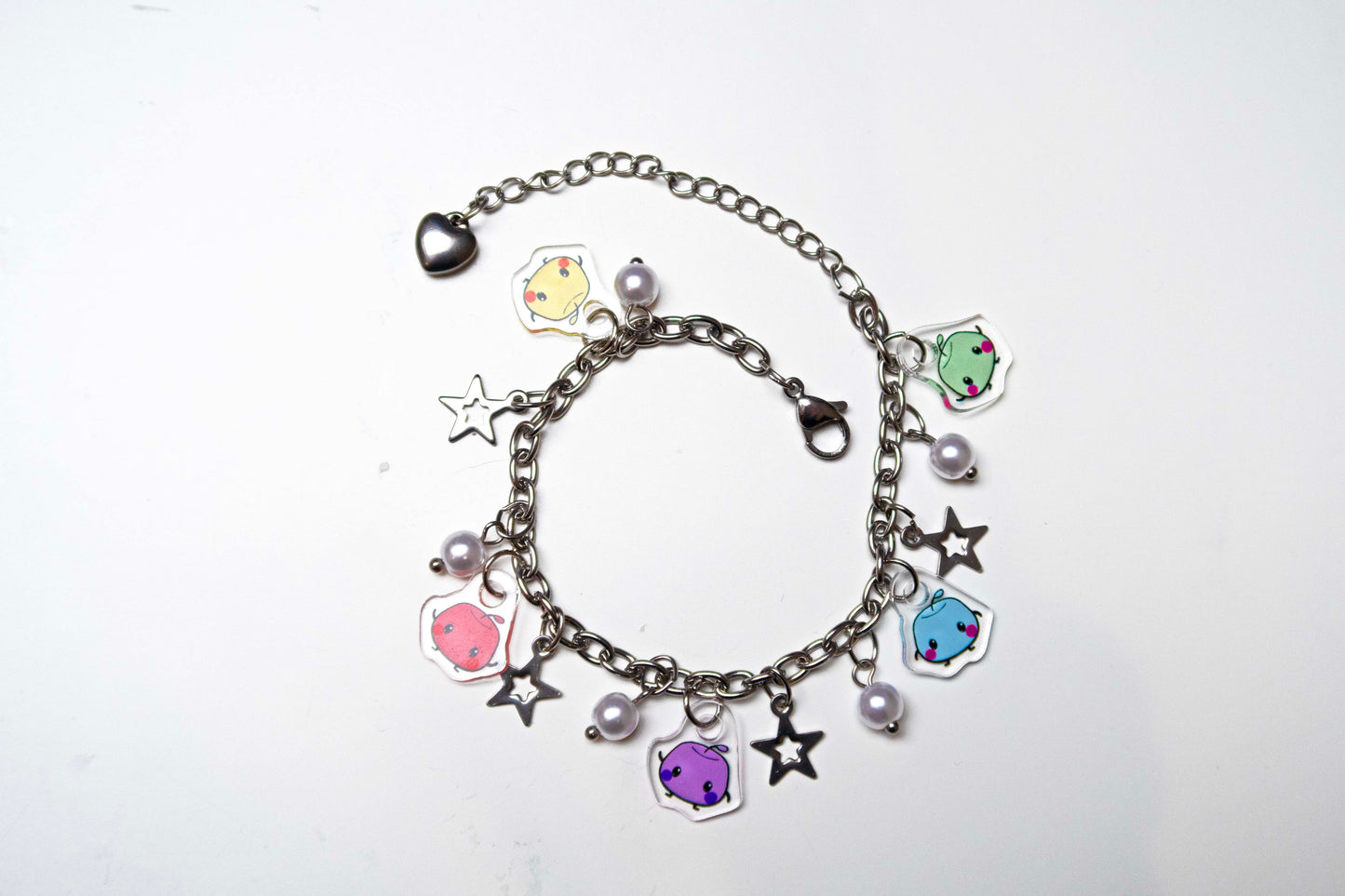 Stardew Valley Junimo Acrylic Charm Bracelet