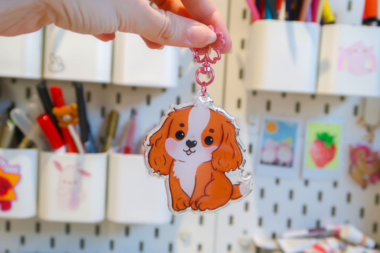Fudge the Spaniel Keyring