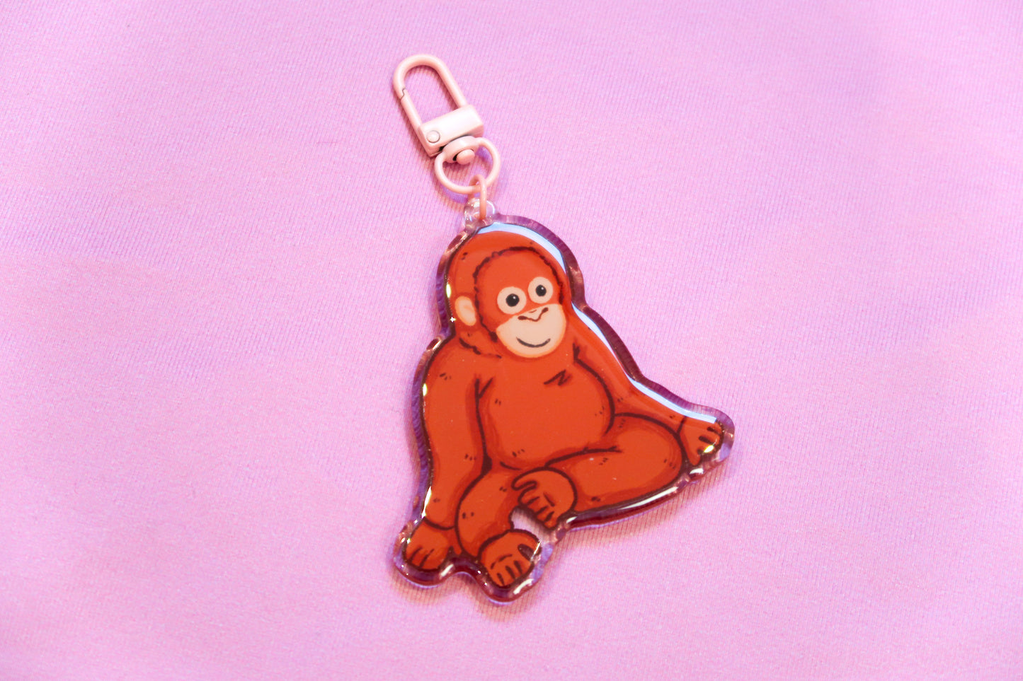 Djungelskog Orangutan Keyring
