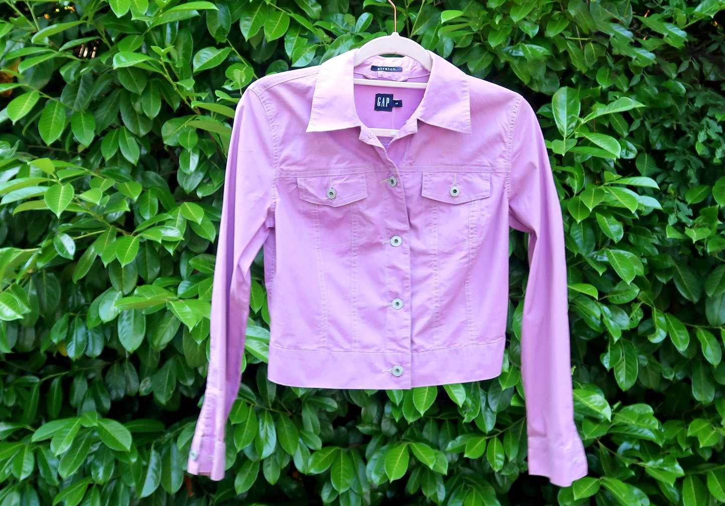 Purple Rainbow Jacket - Custom Painted - UK Size S