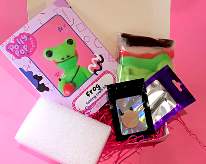 Frog Needle Felting Kit