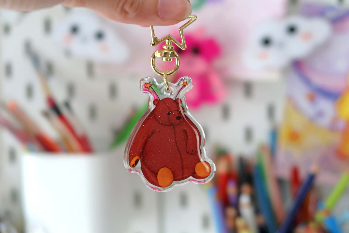 Djungelskog Acrylic Keyring