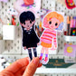 Wednesday Addams and Enid Sinclair Stickers