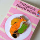 Fox Enamel Pin