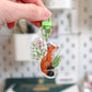 Fox Acrylic Keyring