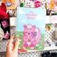 A5 Strawberry Skunk Re-usable Sticker Book