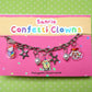 Sanrio Confetti Clown Acrylic Charm Bracelet