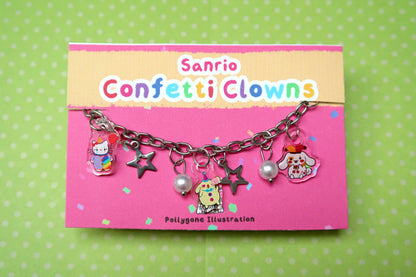 Sanrio Confetti Clown Acrylic Charm Bracelet