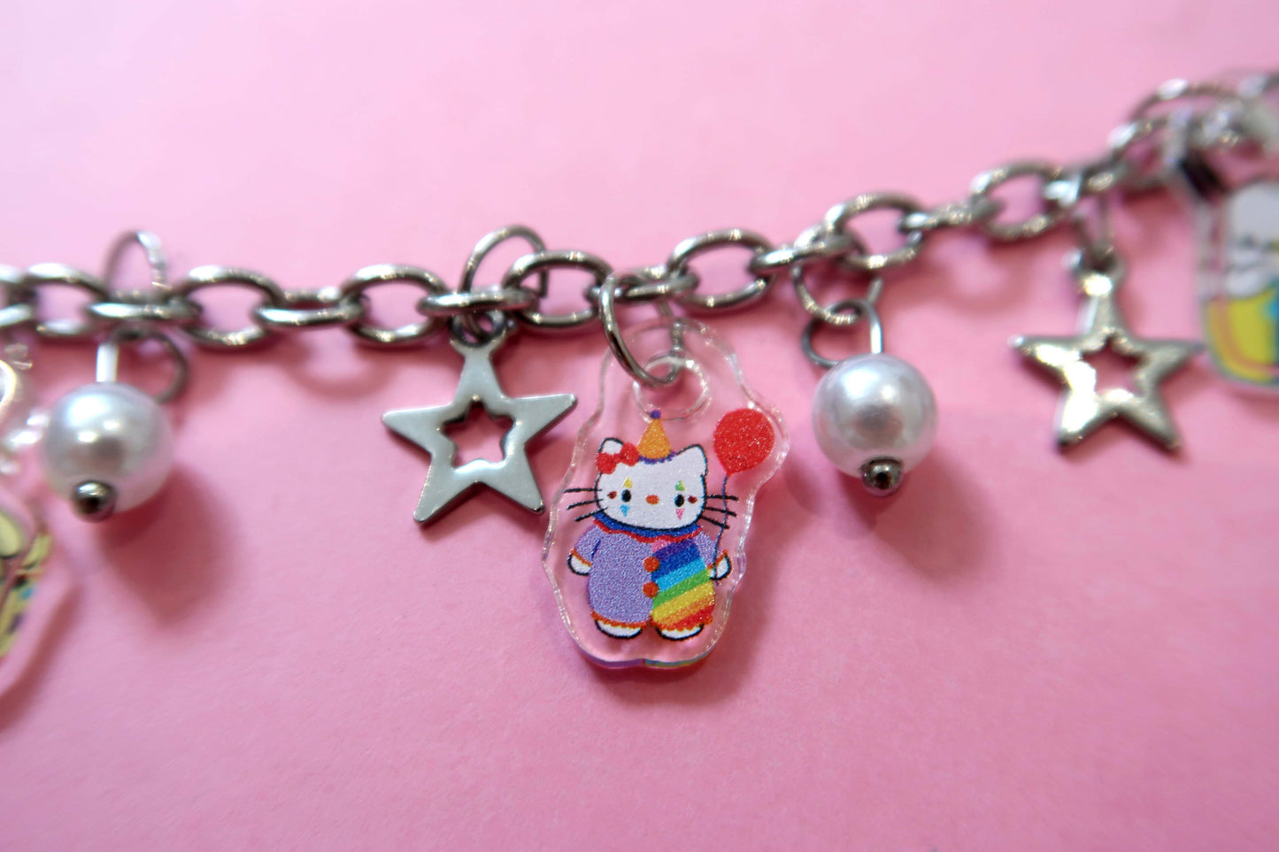 Sanrio Confetti Clown Acrylic Charm Bracelet