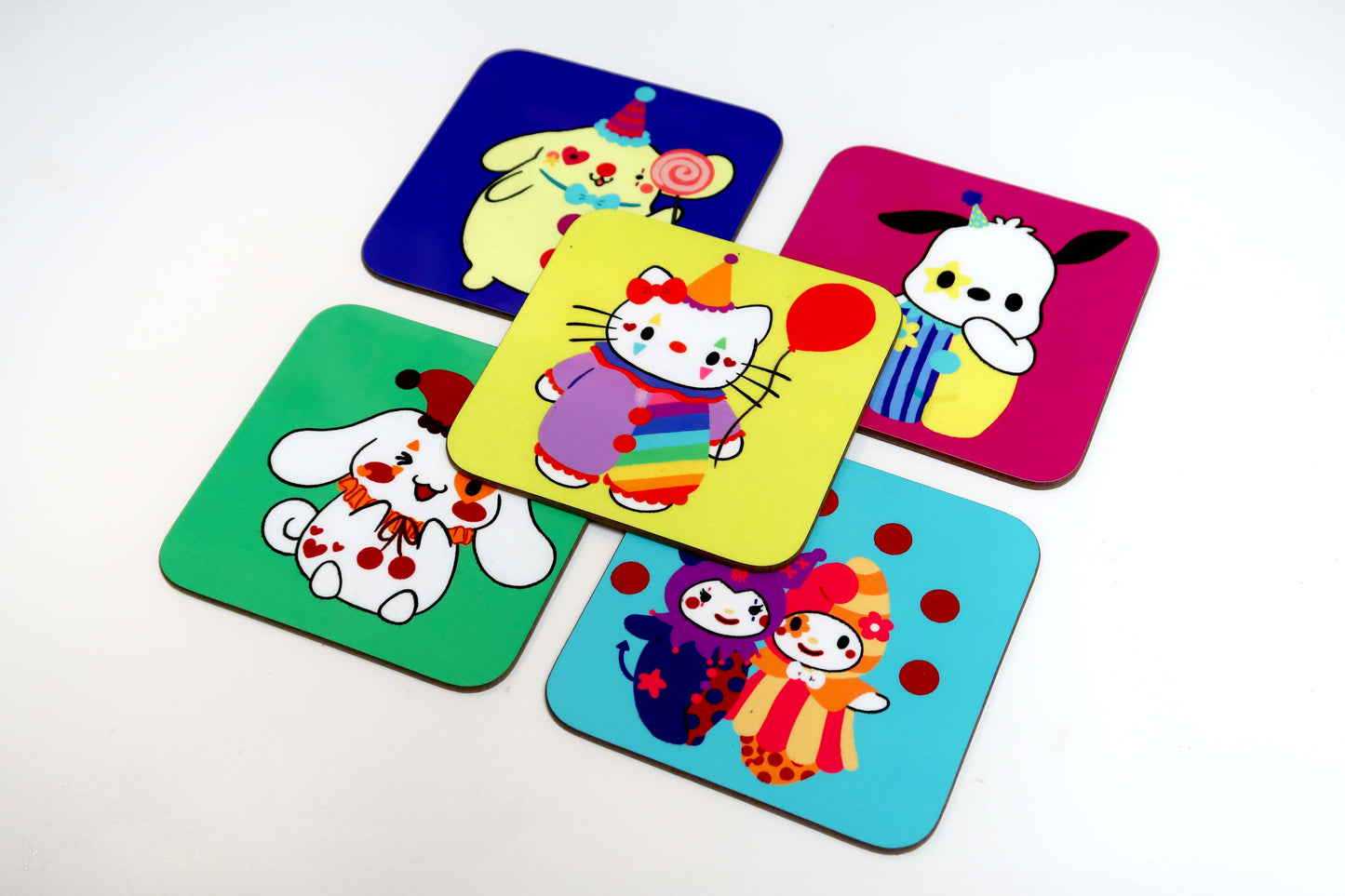 Sanrio Confetti Clown Coasters
