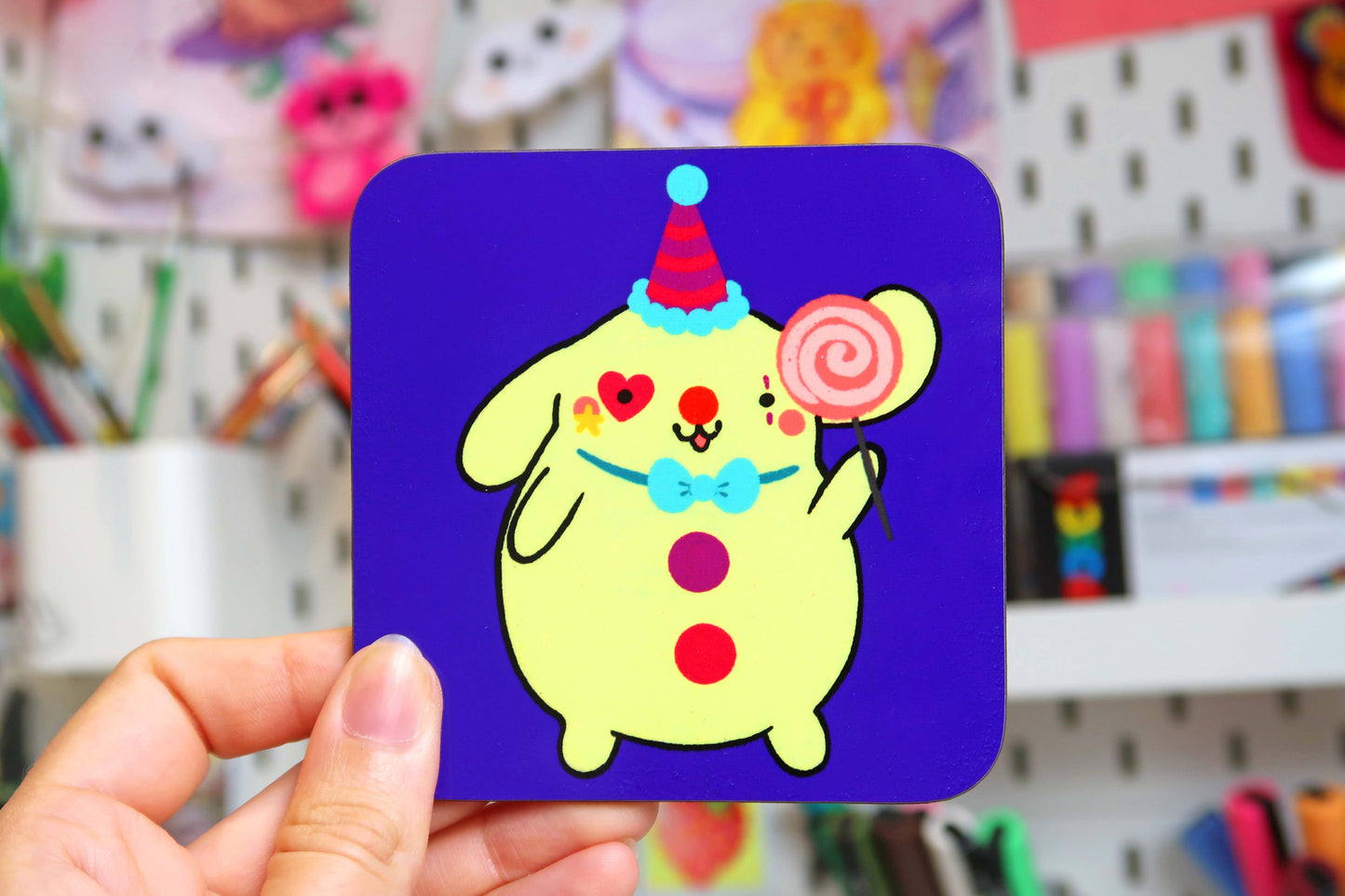 Sanrio Confetti Clown Coasters