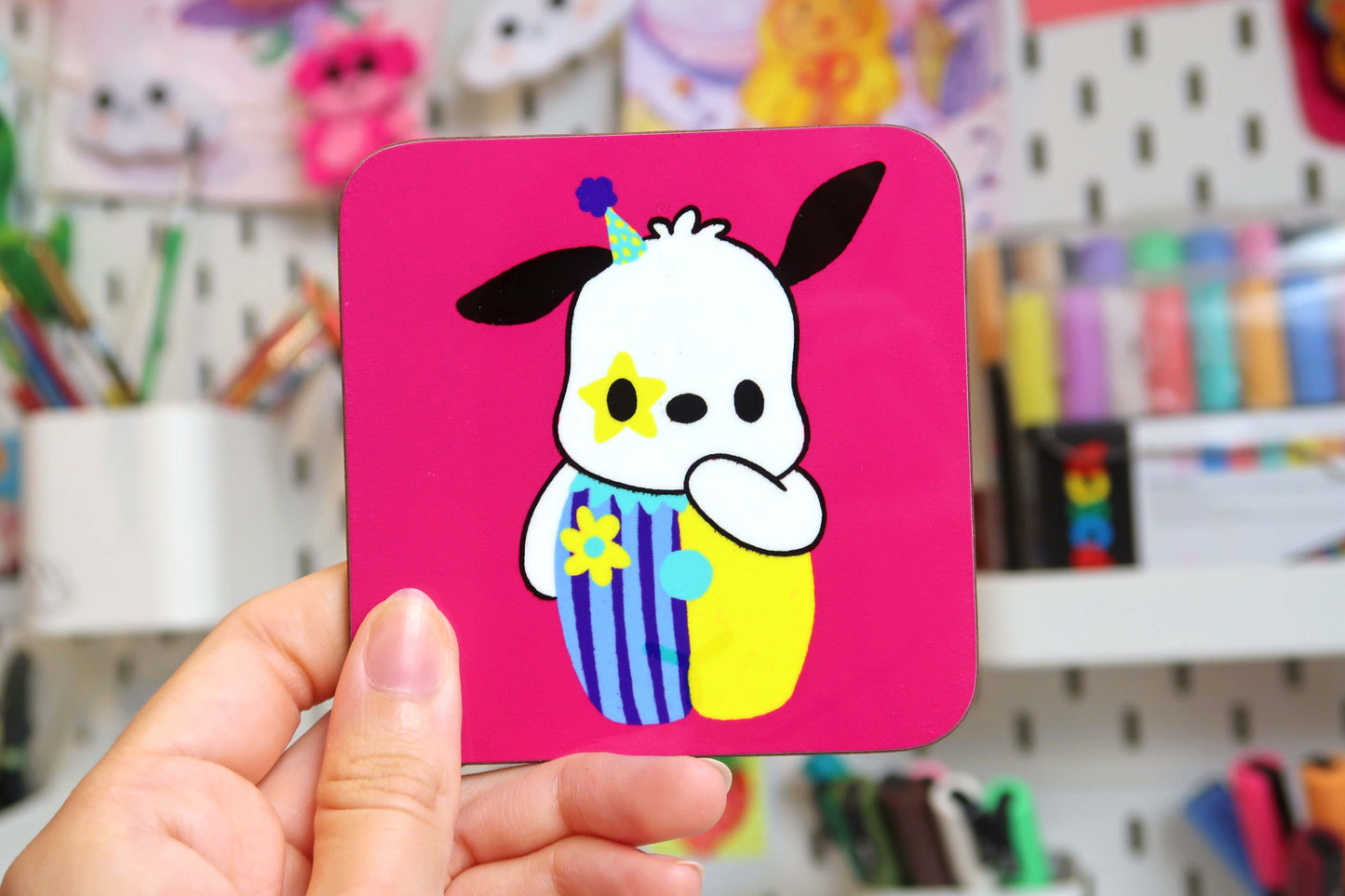 Sanrio Confetti Clown Coasters
