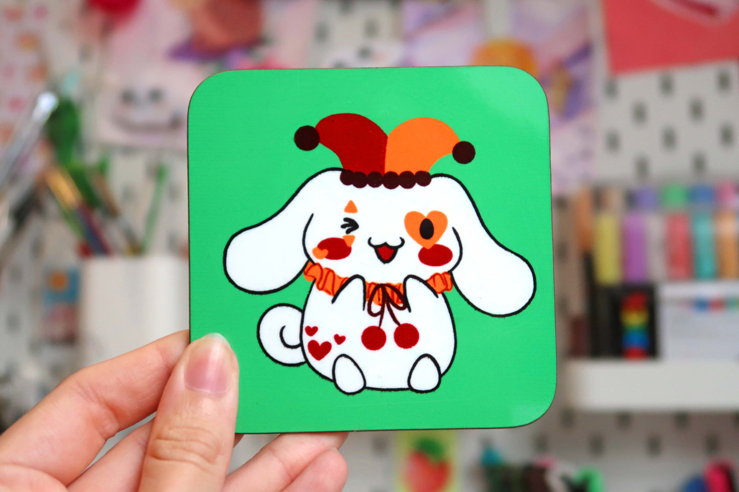 Sanrio Confetti Clown Coasters