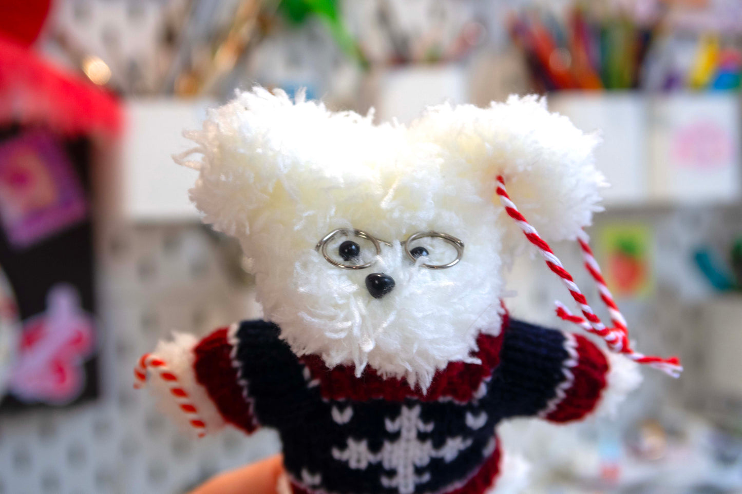 Moru Doll Bear and Bunny Christmas Decorations