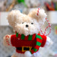 Moru Doll Bear and Bunny Christmas Decorations