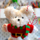 Moru Doll Bear and Bunny Christmas Decorations
