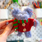 Moru Doll Bear and Bunny Christmas Decorations