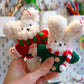 Moru Doll Bear and Bunny Christmas Decorations