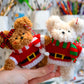 Moru Doll Bear and Bunny Christmas Decorations