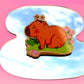 Capybara Wooden Pin