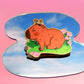 Capybara Wooden Pin