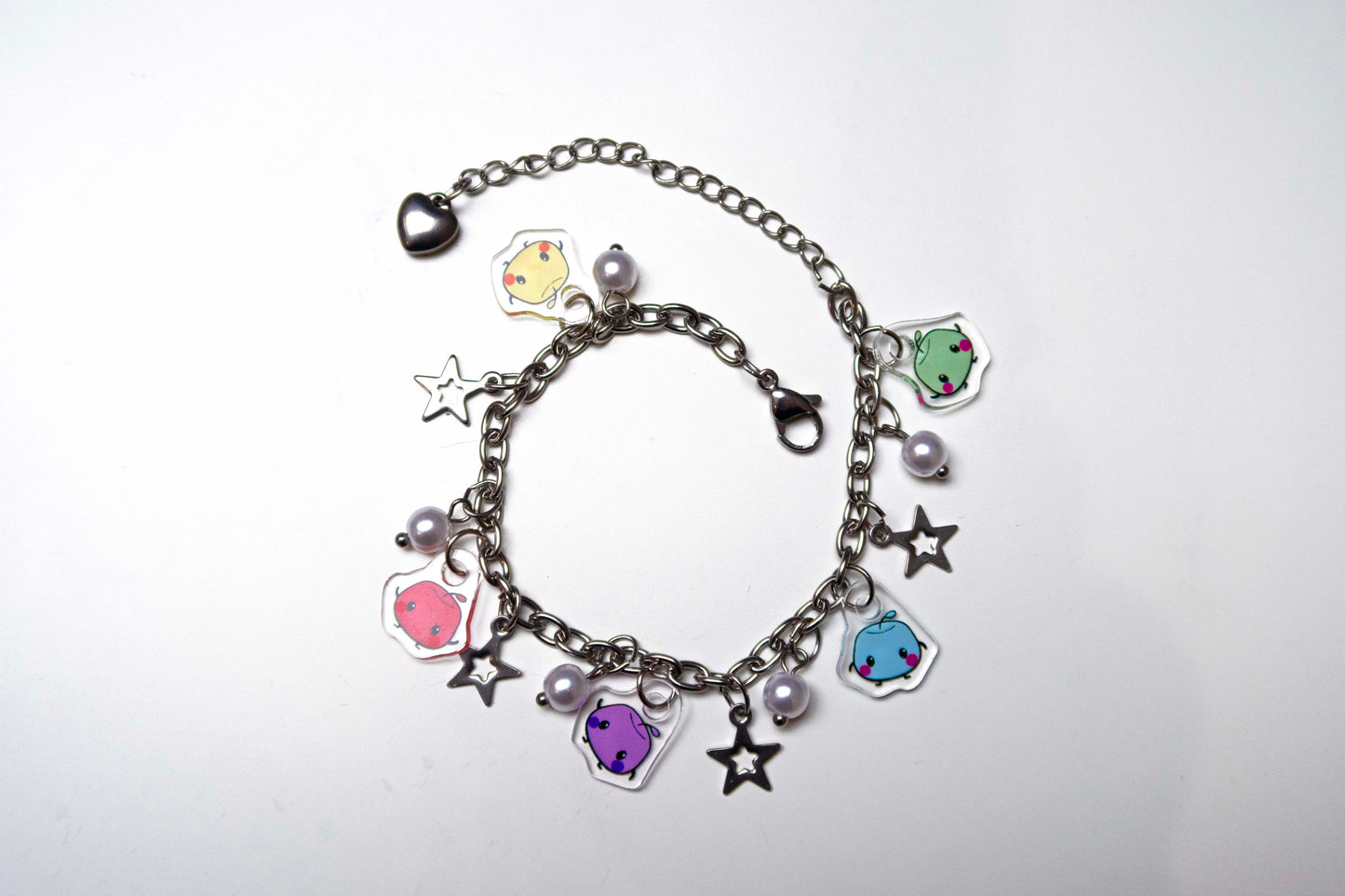 Stardew Valley Junimo Acrylic Charm Bracelet