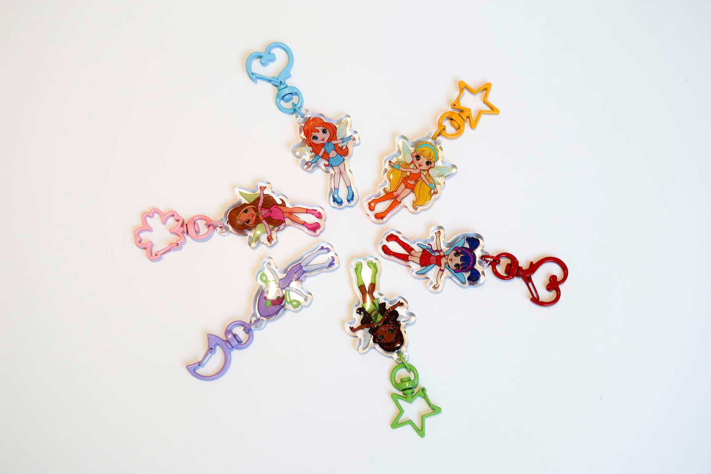 Winx Club Mystery Box Acrylic Keyrings Surprise