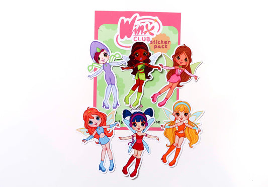 Winx Club Sticker Set (Pack of 6)