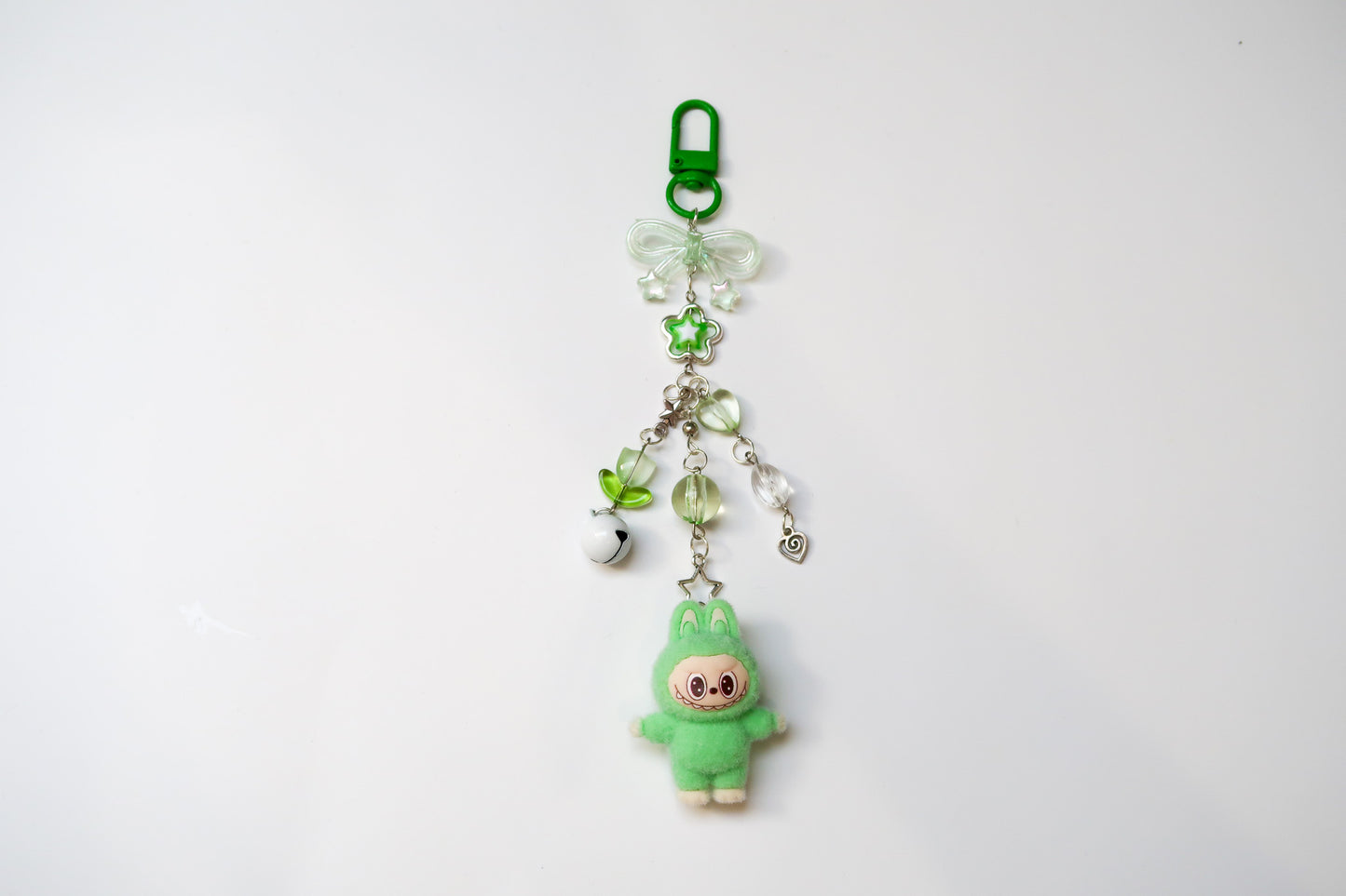 Labubu Forest Beaded Keyring