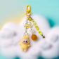 Labubu Lemon Beaded Keyring