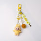 Labubu Lemon Beaded Keyring