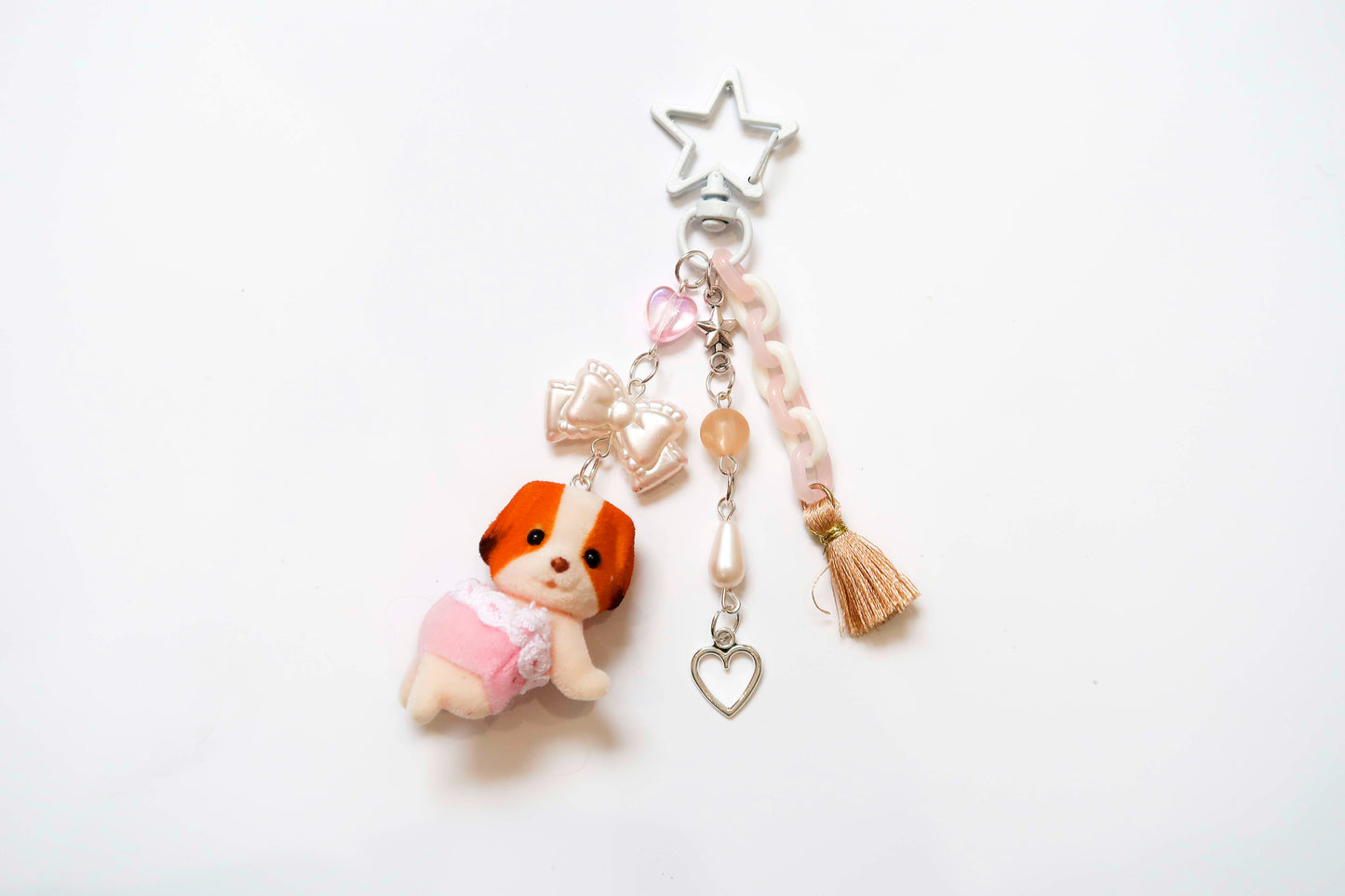 Crawling Chiffon Dog Baby - Sylvanian Families Keyring