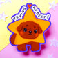 'Trying my Best!' Star Dog Sticker