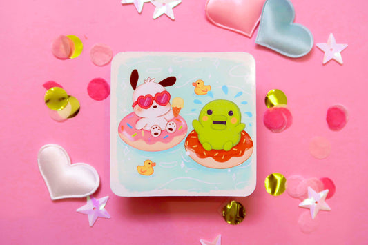 Pochacco & Kuchipatchi Sticker