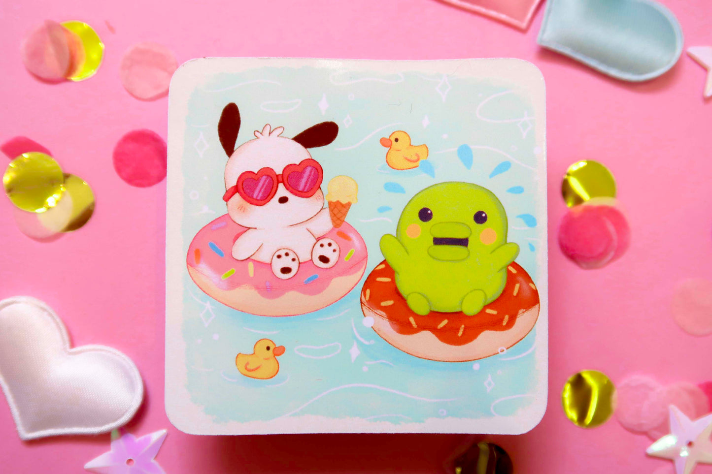 Pochacco & Kuchipatchi Sticker