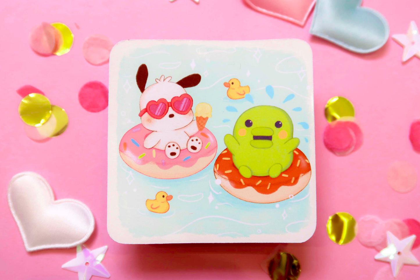 Pochacco & Kuchipatchi Sticker