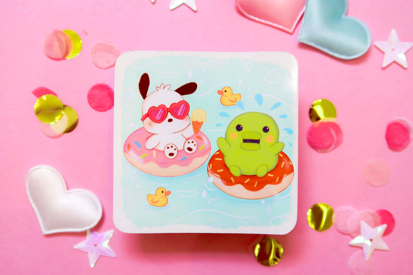 Pochacco & Kuchipatchi Sticker