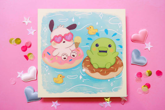 Pochacco & Kuchipatchi Print