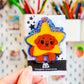 'Trying my Best!' Star Dog Acrylic Pin