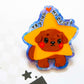 'Trying my Best!' Star Dog Acrylic Pin