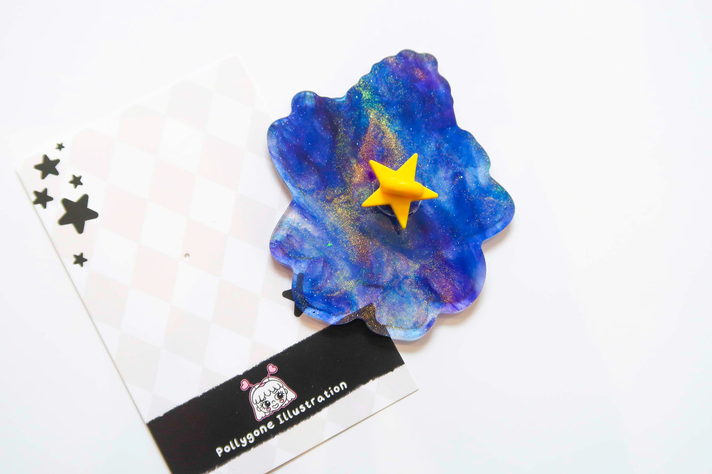 'Trying my Best!' Star Dog Acrylic Pin