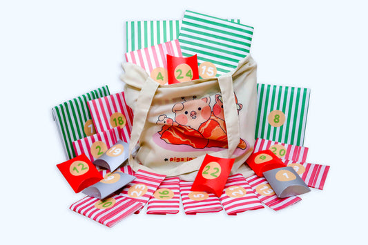 Preorder - Kawaii Advent Calendar – 24 Gifts + Exclusive Pigs in Blankets Tote Bag