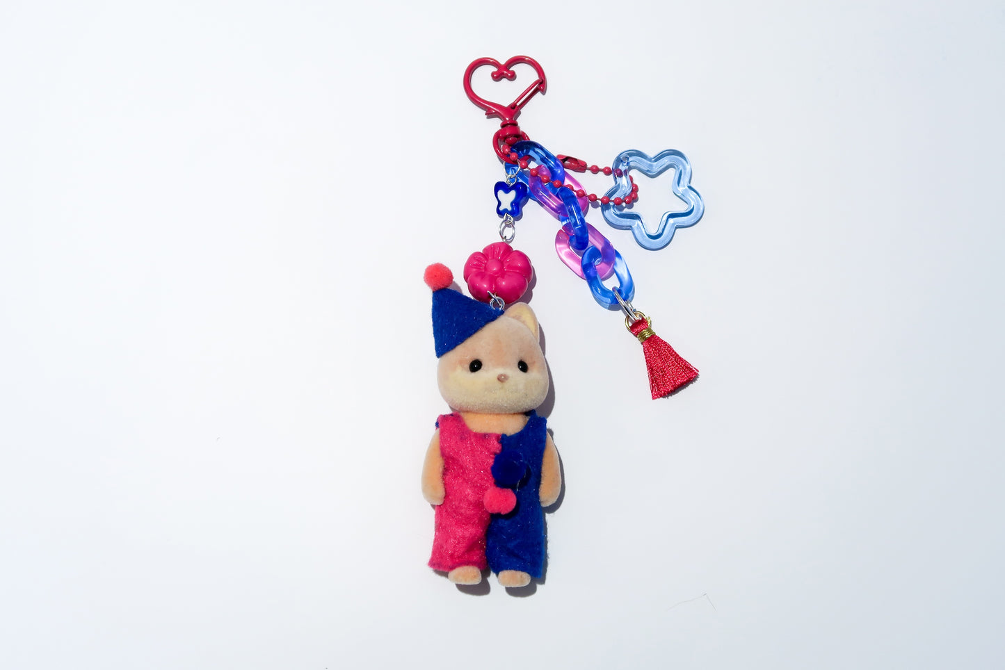 Clown Husky Dog Child - Sylvanian Families Keyring