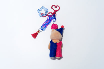 Clown Husky Dog Child - Sylvanian Families Keyring