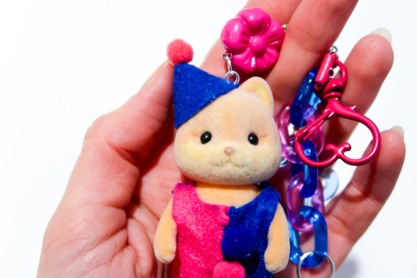 Clown Husky Dog Child - Sylvanian Families Keyring