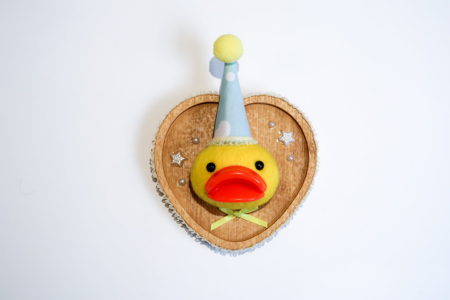 Handmade Duck Needle Felted Animal Wall Art
