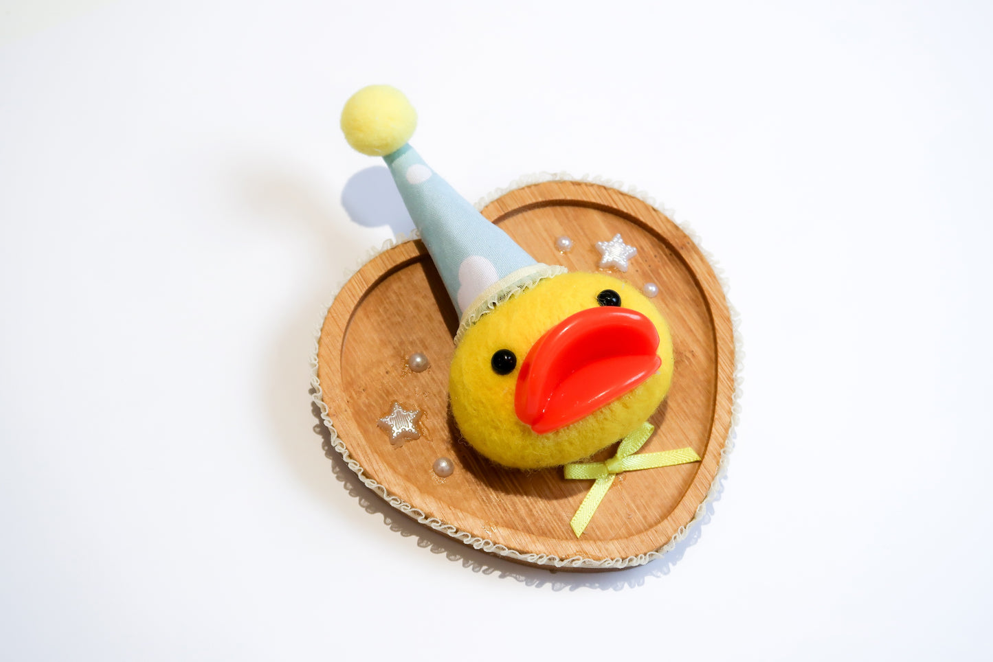 Handmade Duck Needle Felted Animal Wall Art