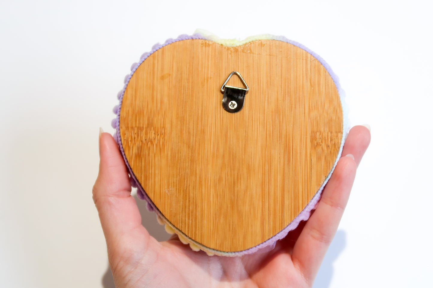 Handmade Pink Clown Dog Needle Felted Wall Art