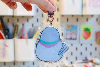 Pigeon Keyring