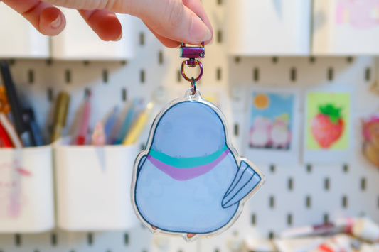 Pigeon Keyring